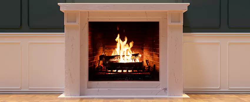 Decorative Electric Fireplace Installation in Texas City, Texas