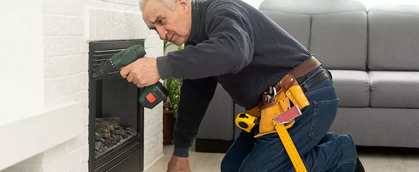 New Indoor Fireplace Installation in Texas City, Texas