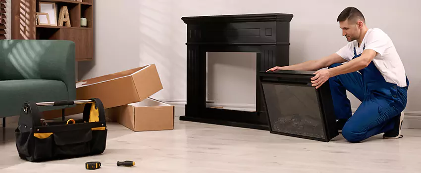 Old Rusted Metal Fireplace Repair And Replacement in Texas City, TX