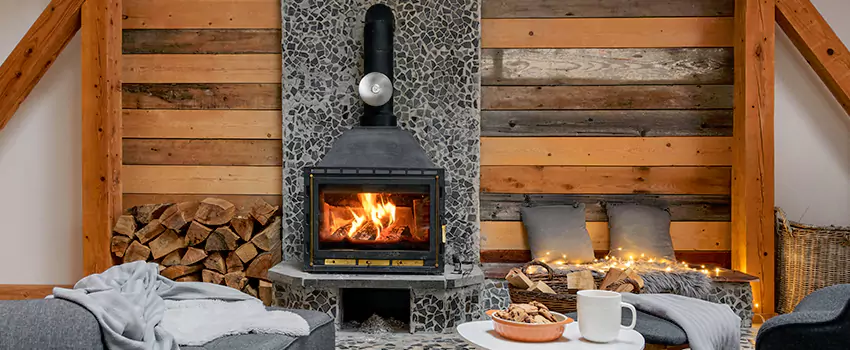 Thelin Hearth Products Direct Vent Gas Stove Fireplace Inspection in Texas City, Texas